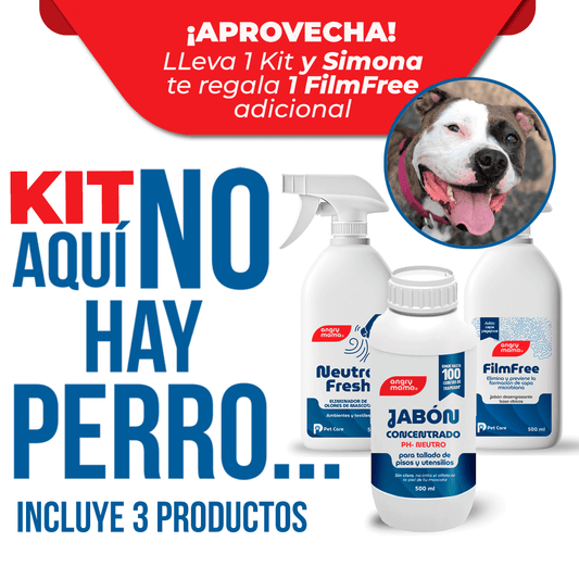 Kit de limpieza "Aquí no hay perro"